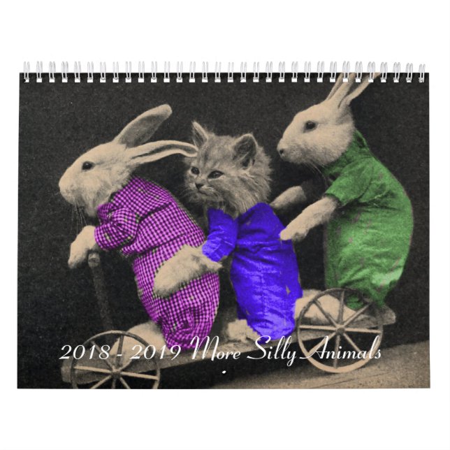 2018 - 2019 More Silly Animals Calendar (Cover)