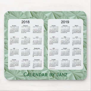 2018-2019 Sage Diamonds Calendar by Janz Mousepad