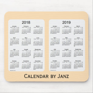2018-2019 Wheat Calendar by Janz Mousepad