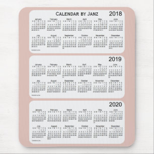 2018-2020 Thistle Calendar by Janz Mouse Mat