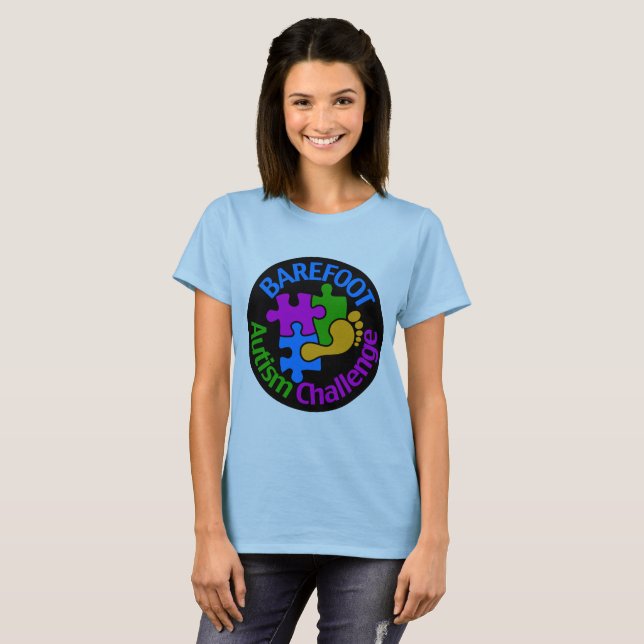 2018 Barefoot Autism Challenge T-Shirt (Front Full)