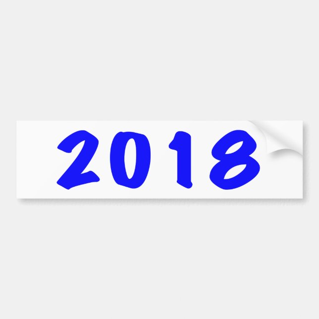 2018 BUMPER STICKER (Front)