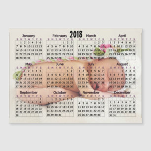 2018 Calendar Magnetic Personalised Photo