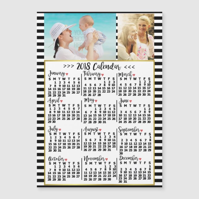 2018 Calendar (See Description for New Version)  (Front)