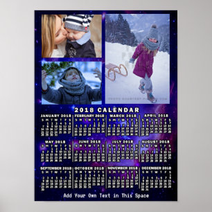 2018 Calendar (See Description for New Version)  Poster