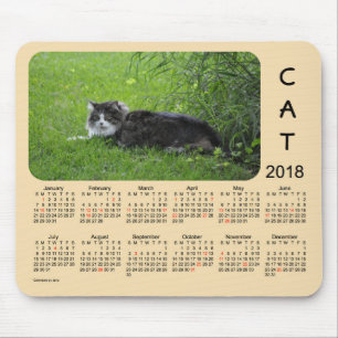 2018 Cat Holiday Calendar by Janz Mouse Mat