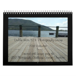 2018 DeBie Hive 52+ Photo Challenge Group Calendar