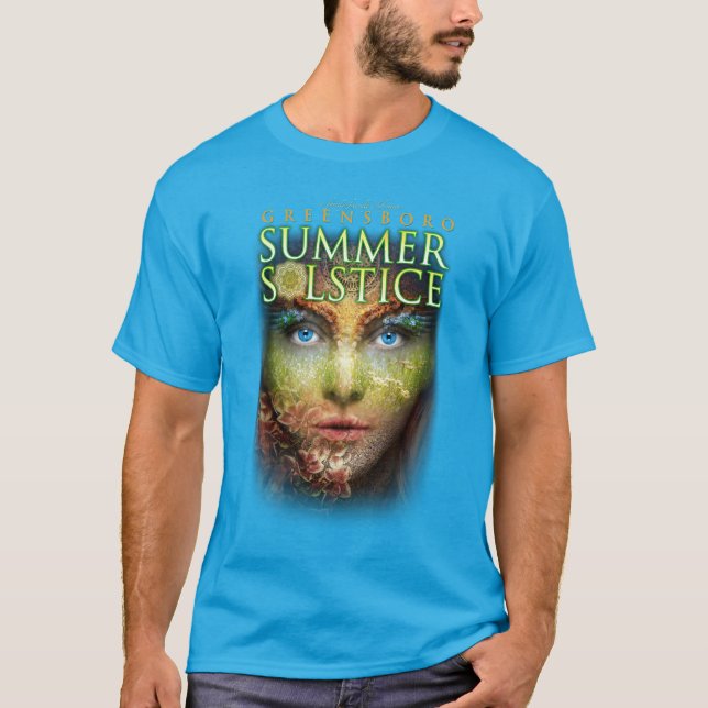 2018 Greensboro Summer Solstice Festival T-Shirt (Front)