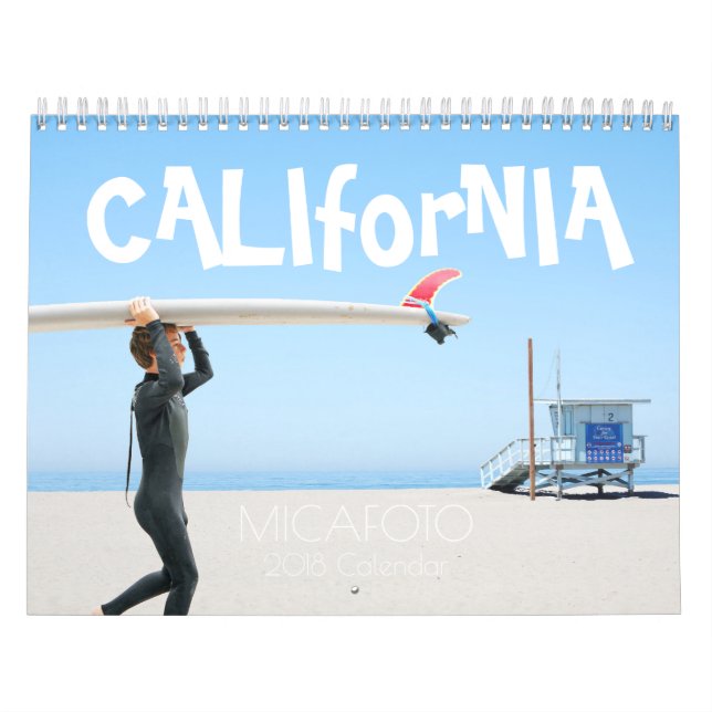 2018 MICAFOTO Calendar "CALIforNIA" Japanese ver. (Cover)