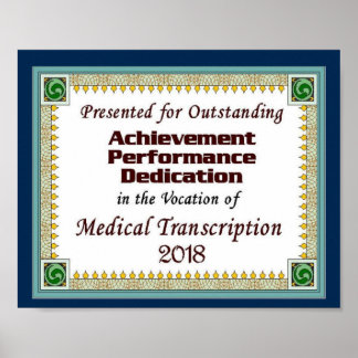 2018 MT Certificate Poster