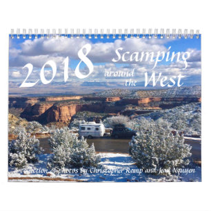 2018 Scamping Around The West Calendar