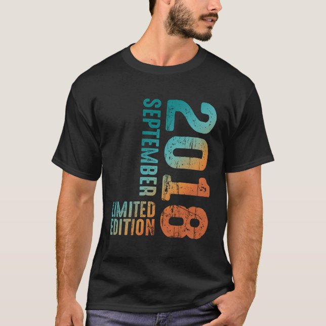 2018 September 2018 Year 2018 2018 T-Shirt (Front)