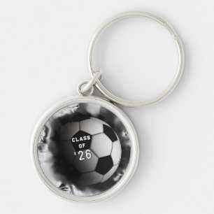 2018 soccer graduation key ring
