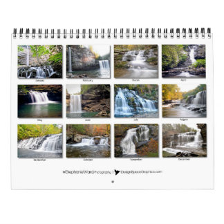 2018 Waterfalls of Tennessee Calendar
