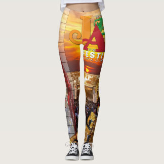 2018 Wine & Jazz Fest Leggings