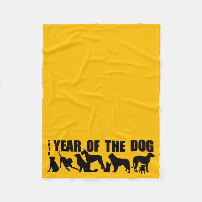 2018 Year of The Dog Choose your colour Blanket (Front)
