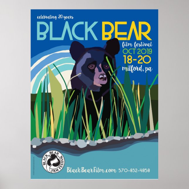 2019 Black Bear Film Festival Poster (Front)