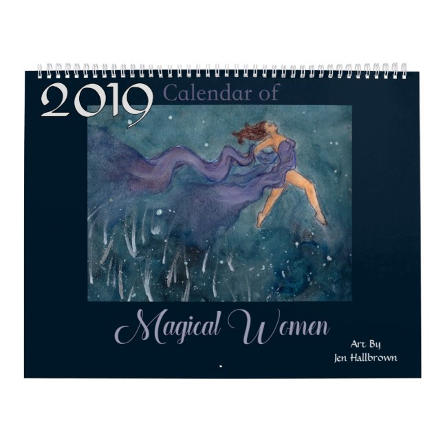 2019 Calendar of Magical Women (Cover)
