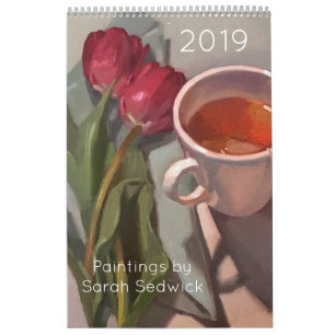 2019 Calendar, Paintings by Sarah Sedwick Calendar