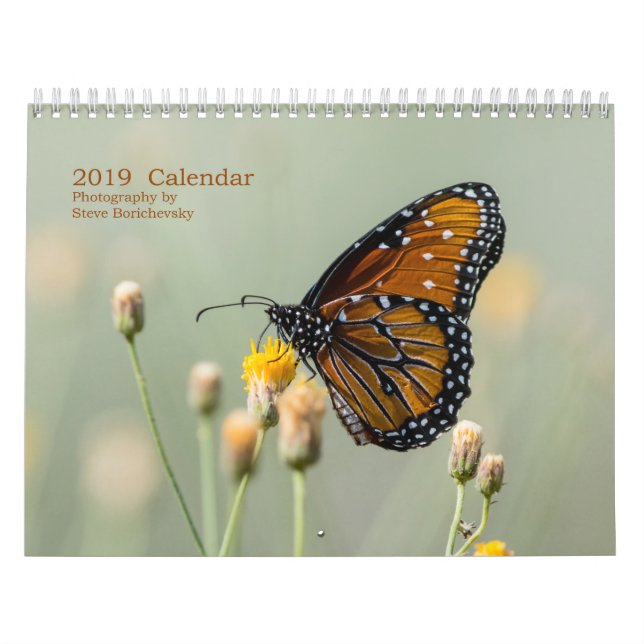 2019 Calendar, Photography by Steve Borichevsky Calendar (Cover)