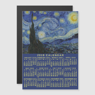 2019 Calendar (See Description for New Version)  Magnetic Invitation