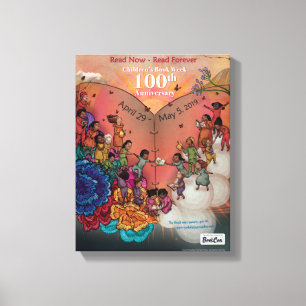 2019 Children's Book Week poster canvas Print