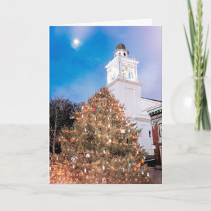 2019 Christmas tree Plymouth MA Card