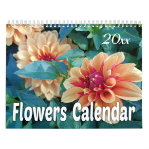 2019 Colourful Flowers Calendar