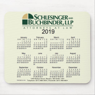 2019 Custom Calendar by Janz Mouse Pad