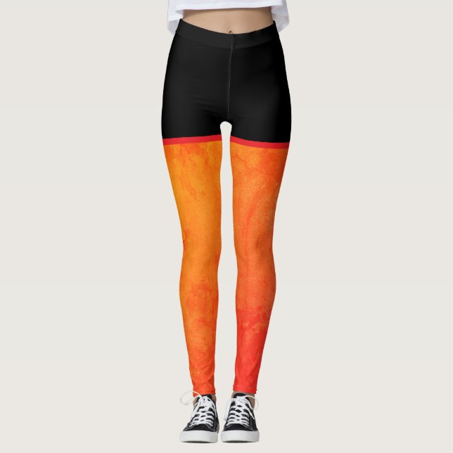 2019 fashion, spring-summer trend 2019-PANTONE 16 Leggings (Front)