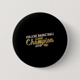 2019 H2h College Fantasy Basketball League Chamo 6 Cm Round Badge