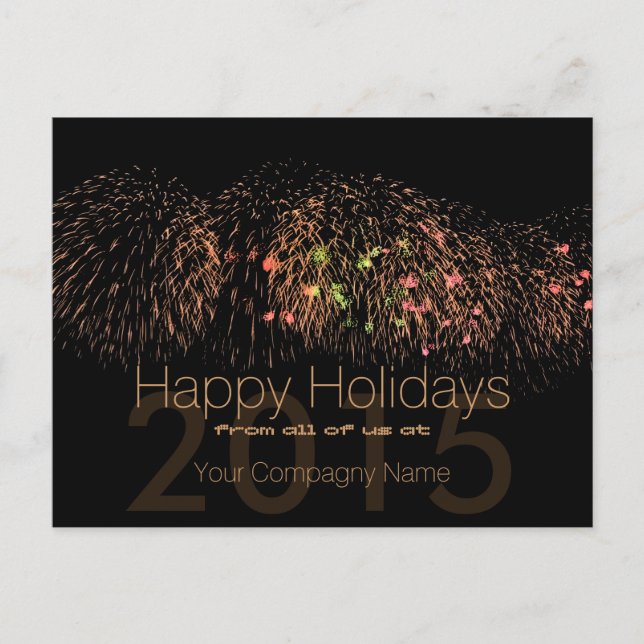 2019 Happy Holidays Customi Corporate postcard (Front)