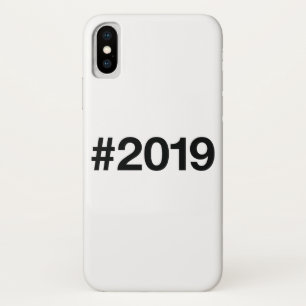 2019 Hashtag 4 Birthday Anniversary iPhone X Case