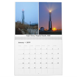 2019 Lighthouse Calendar