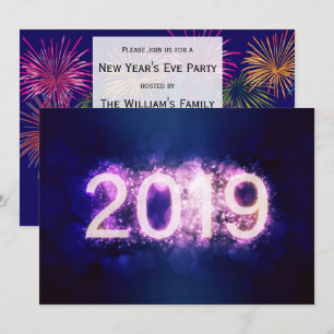 2019 New Year Party Invitation