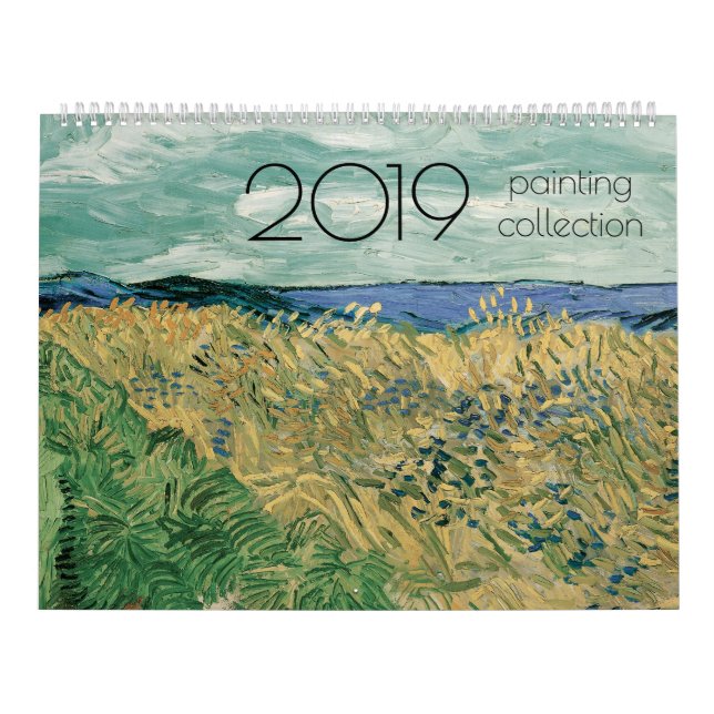 2019 Painting Collection Calendar (Cover)