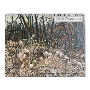2019 Paintings Calendar, Kitt Shaffer Calendar