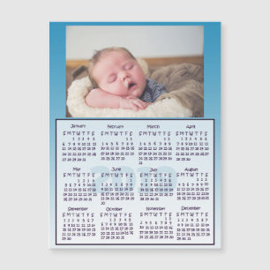 2019 Personalised Photo Mini Magnet Calendars