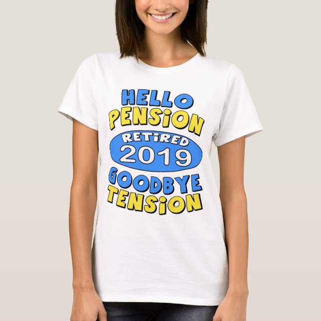2019 Retirement T-Shirt (Front)