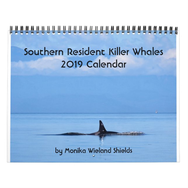 2019 Southern Resident Killer Whale Calendar (Cover)