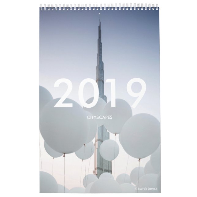 2019 Wall Calendar CITYSCAPES (Cover)