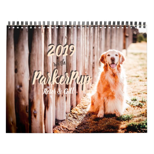 2019 with ParkerPup, Reser & Gill Calendar (Cover)