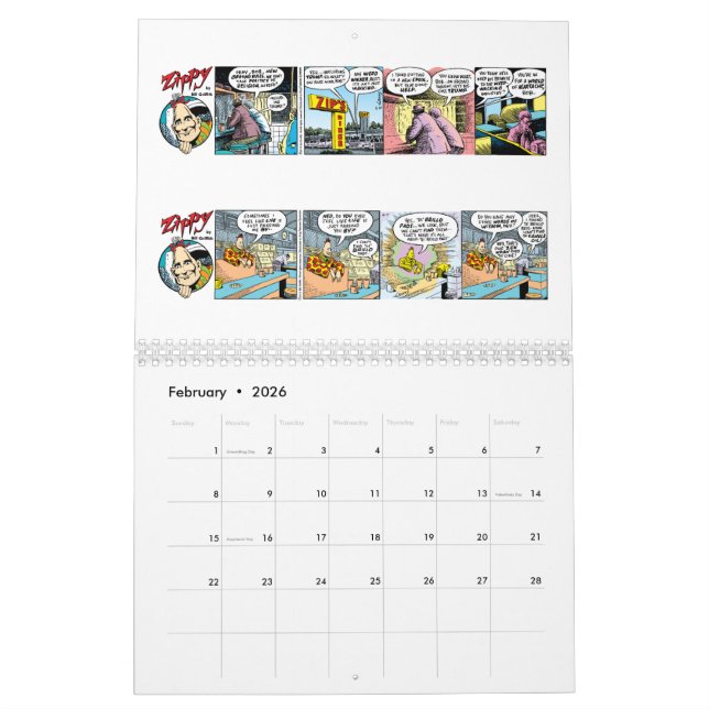 2019 ZIPPY CALENDAR (Feb 2026)