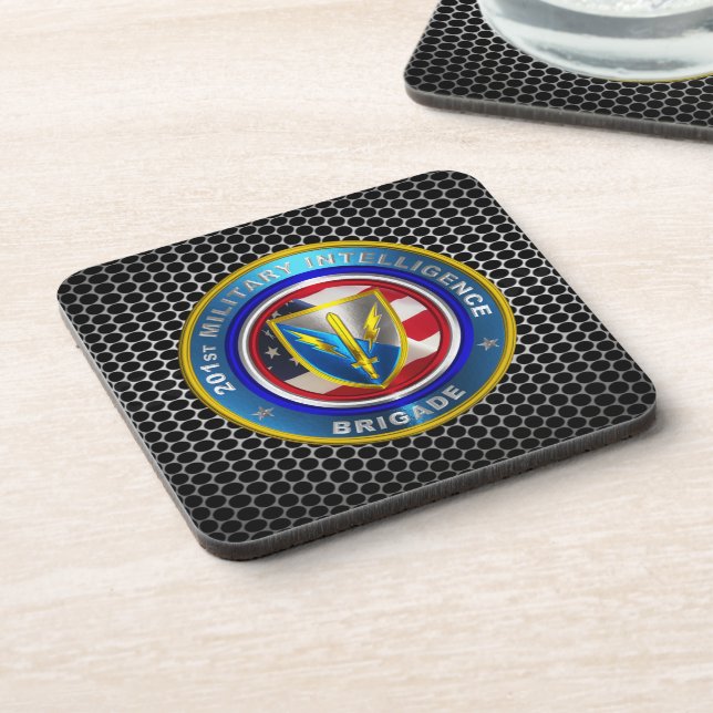 201st Expeditionary Military Intelligence Brigade Coaster (Left Side)