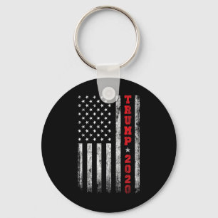 2020 American Flag Vintage Key Ring