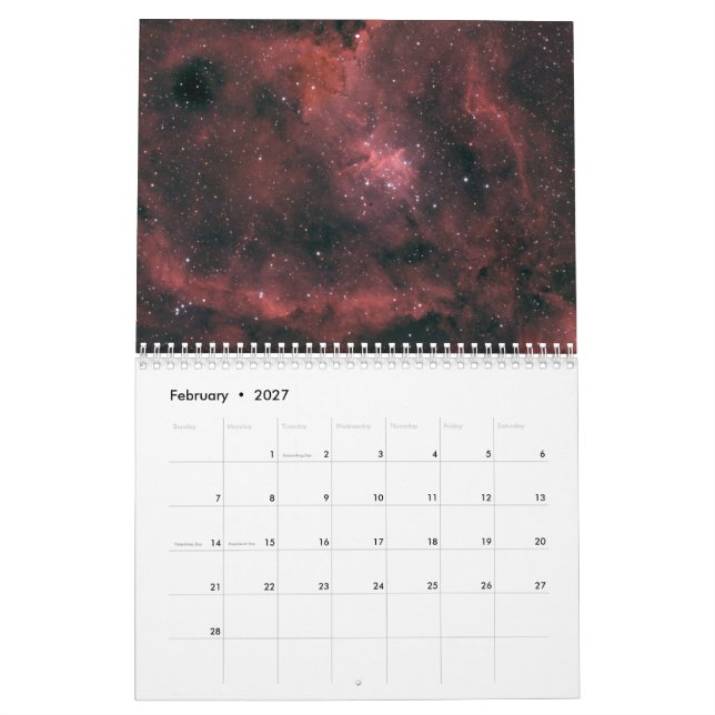 2020 Astronomy Calendar (Feb 2027)