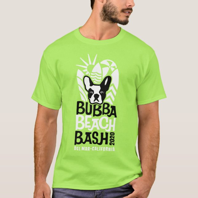 2020 BLG BUBBA BEACH BEACH BASH T-Shirt (Front)