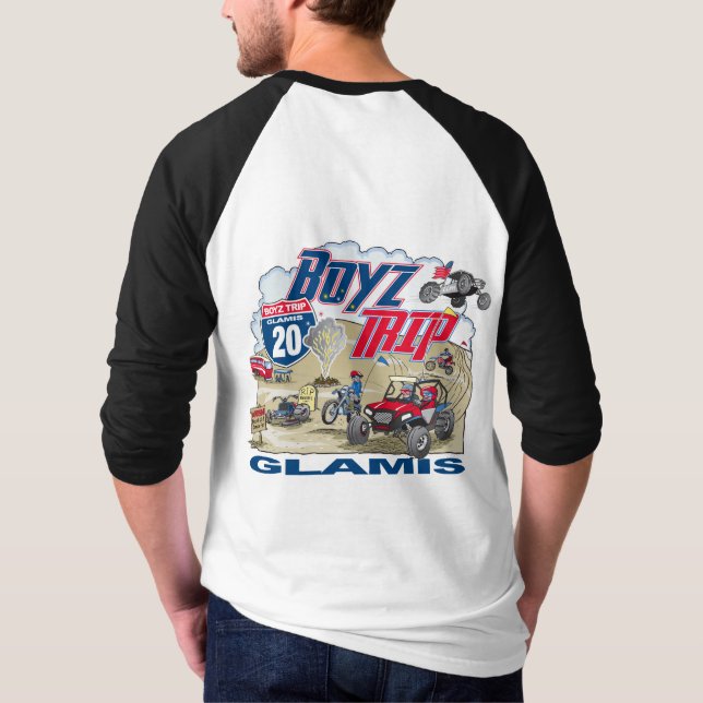 2020 Boyz Trip Baseball Tee (Back)