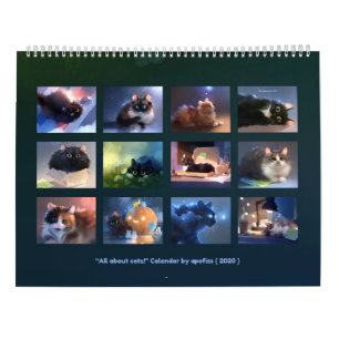 2020 Calendar - All about cats!
