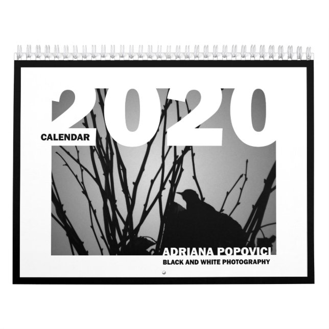 2020 Calendar: B&W Fine Art Photography Calendar (Cover)